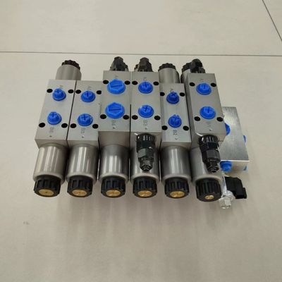 গুণ  Customized valve manifolds OEM / ODM Hydraulic Valve Manifolds Solenoid Proportional Valve Group কারখানা