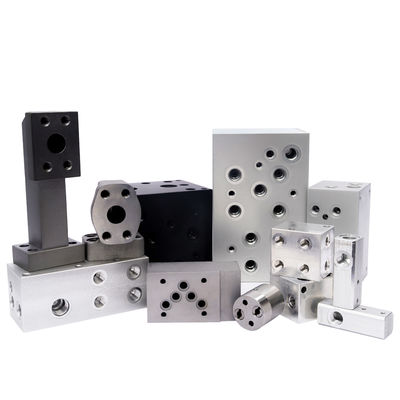 অ্যালুমিনিয়াম ভালভ শরীর সঙ্গে কাস্টমাইজড Solenoid জলবাহী ভালভ Manifolds