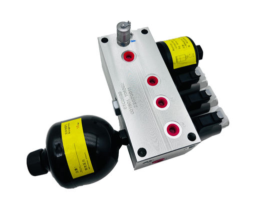 Excavator Hydraulic Pilot Control Valve স্টিল বা অ্যালুমিনিয়াম ভ্যালভের দেহ